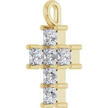 14K Yellow 1 CTW Lab-Grown Diamond Pendant R50062:LG6061:P