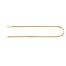 18K Yellow 6.2 mm Diamond-Cut Curb 20