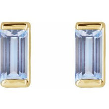 14K Yellow Natural Tanzanite Earrings 88107:120:P