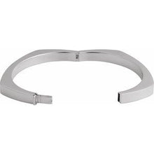 Sterling Silver 6 mm Bangle 6 1/2