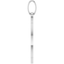 14K White Star of David Pendant 88827:103:P