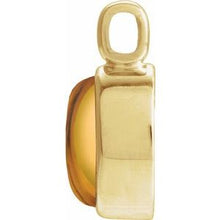 14K Yellow Natural Citrine Pendant 23487:617:P