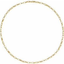 18K Yellow Gold-Plated Sterling Silver 3.9 mm Puffed Oval Cable 20