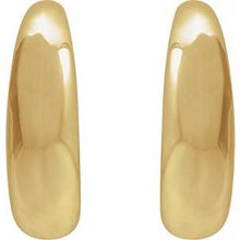 14K Yellow 14.4 mm Hoop Earrings 689324:600:P