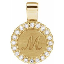 14K Yellow 1/8 CTW Natural Diamond Pendant 88750:100:P