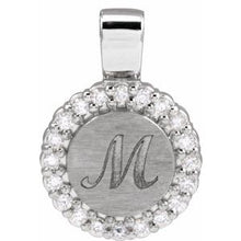 14K White 1/8 CTW Natural Diamond Pendant 88750:103:P