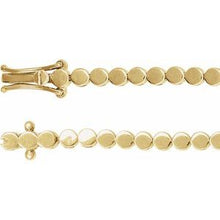 14K Yellow Geometric Line 7