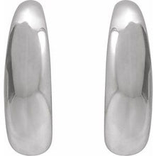 Sterling Silver 14.4 mm Hoop Earrings 689324:601:P