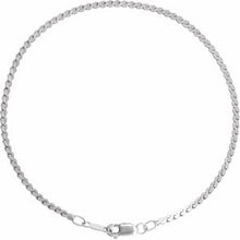 Sterling Silver 1.7 mm Serpentine 7