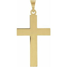 14K Yellow 22 x 14 mm Cross Pendant R4030:63511:P