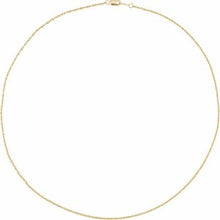 14K Yellow 1.25 mm Rope 24