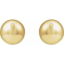14K Yellow 18 mm Electroform Domed Earrings 689330:100:P