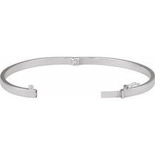 Sterling Silver Hinged 7