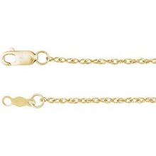 14K Yellow 1.25 mm Rope 7