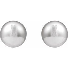 Sterling Silver 18 mm Electroform Domed Earrings 689330:101:P
