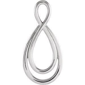 23x10.9 mm Infinity-Inspired Pendant