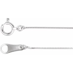 Platinum .5 mm Box 7" Chain CH1264:605:P