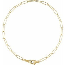 18K Yellow 2.4 mm Paperclip-Style 7