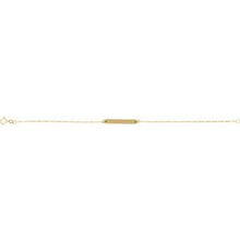 14K Yellow Engravable Bar 7