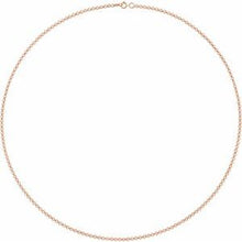 14K Rose 2 mm Rolo 16