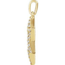 14K Yellow 3/8 CTW Natural Diamond Star of David Pendant R50083:600:P
