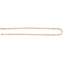 14K Rose 3.85 mm Paperclip-Style 18