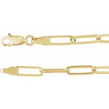 18K Yellow Gold-Plated Sterling Silver 3.85 mm Paperclip-Style 20