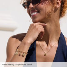 14K White 2.6 mm Paperclip-Style 7