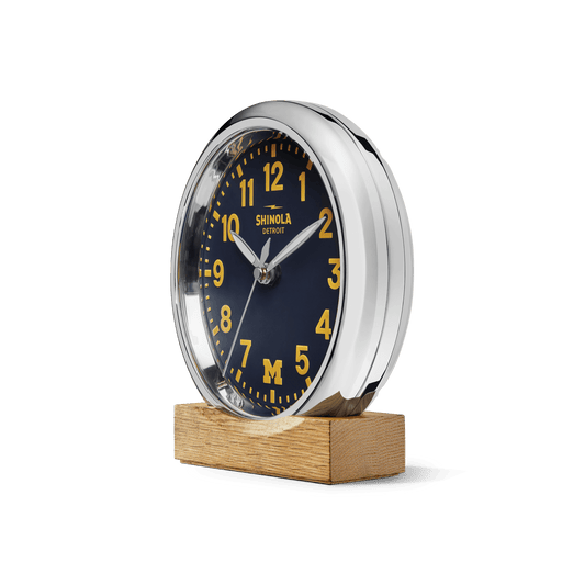 Shinola 6" Runwell Clock S2620231030-1-Blu-6-CHN