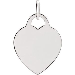 Sterling Silver Heart Charm/Pendant