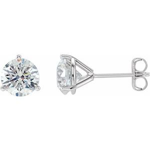 18K White 2 CTW Natural Diamond Stud Earrings 66233:60054:P