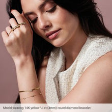 14K Yellow Natural Blue Sapphire Link 7