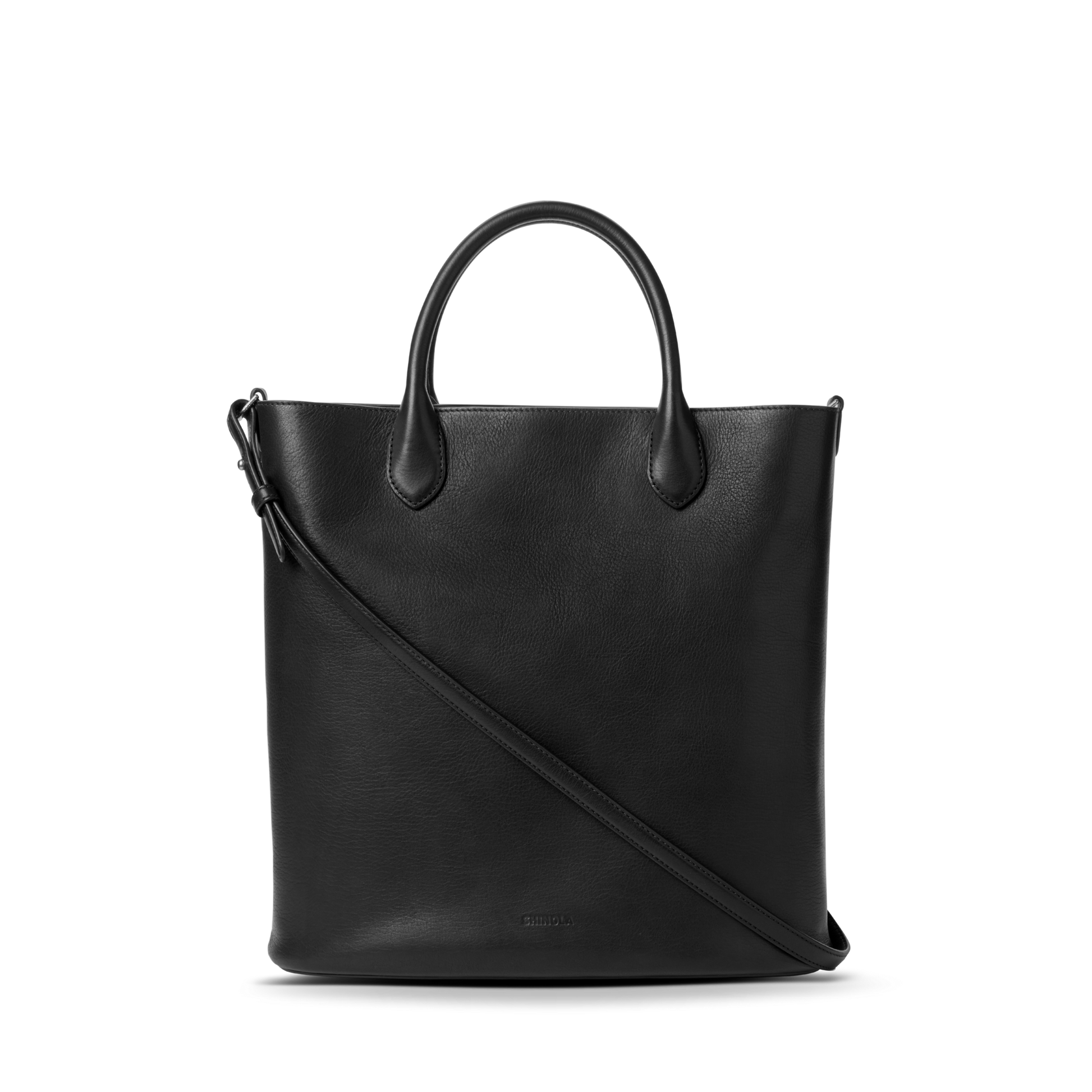 Shinola Leather 12 Hour Tote Bag S0320301989-1-Blk-OS-VNM