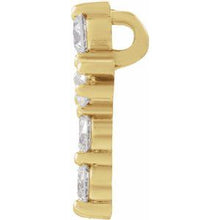 14K Yellow 1/4 CTW Lab-Grown Diamond Pendant R42309:LG610:P