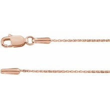 14K Rose .8 mm Wheat 16