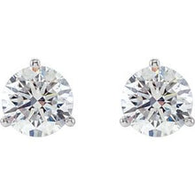 14K White 2 CTW Natural Diamond Stud Earrings 66233:60022:P