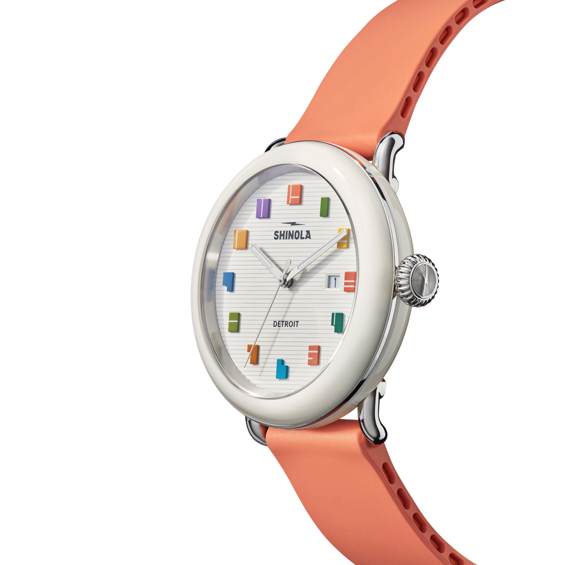 Shinola Detrola Watch S0120307578-1-WarmGry-41-USA