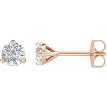 14K Rose 1/2 CTW Natural Diamond Stud Earrings 66233:60157:P