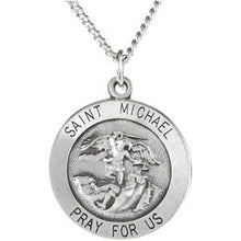 Sterling Silver St. Michael Medal 24