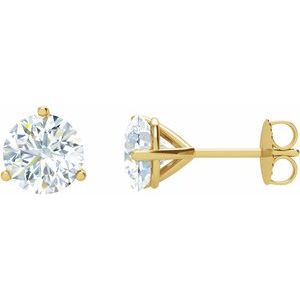 14K Yellow 2 CTW Natural Diamond Stud Earrings 66233:60129:P