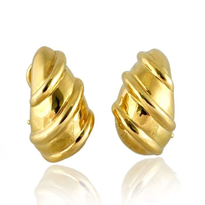 Women’s 14k Gold Twisted Fancy Earring