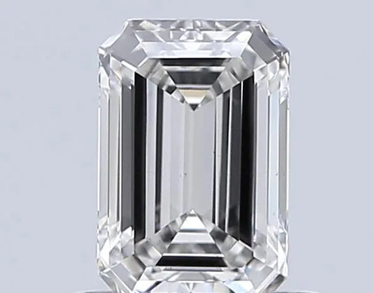 0.90ct Emerald Lab Grown Diamond (Colour G, Clarity VS1, Cut EX, IGI Certified)