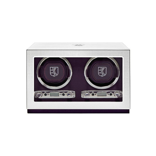 Wolf Silver Double Watch Winder 190004
