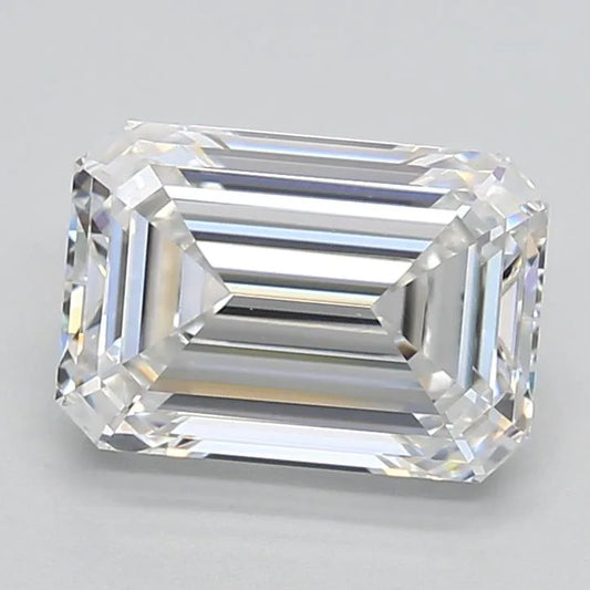 3.01ct Emerald Lab Grown Diamond (Colour D, Clarity IF, IGI Certified)