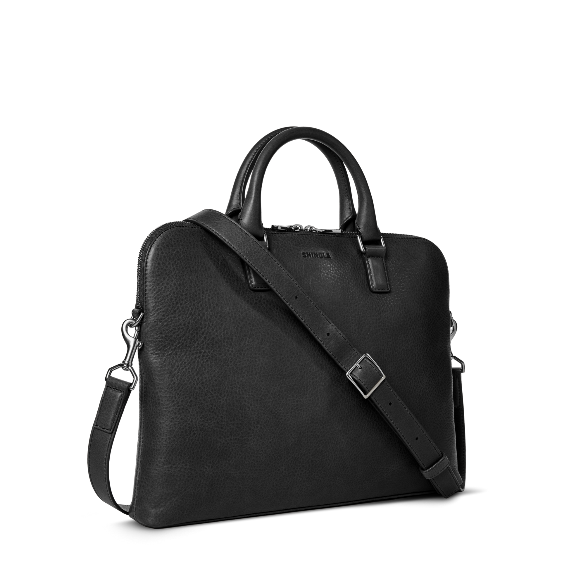 Shinola Leather Portfolio Briefcase S0320301983-1-Blk-OS-VNM