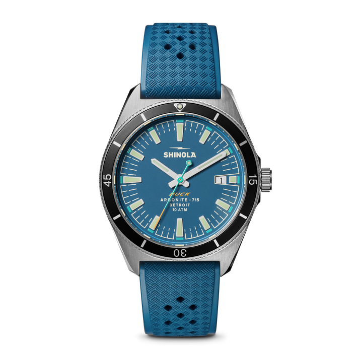 Shinola Duck Watch S0120301731-1-Blu-40-USA