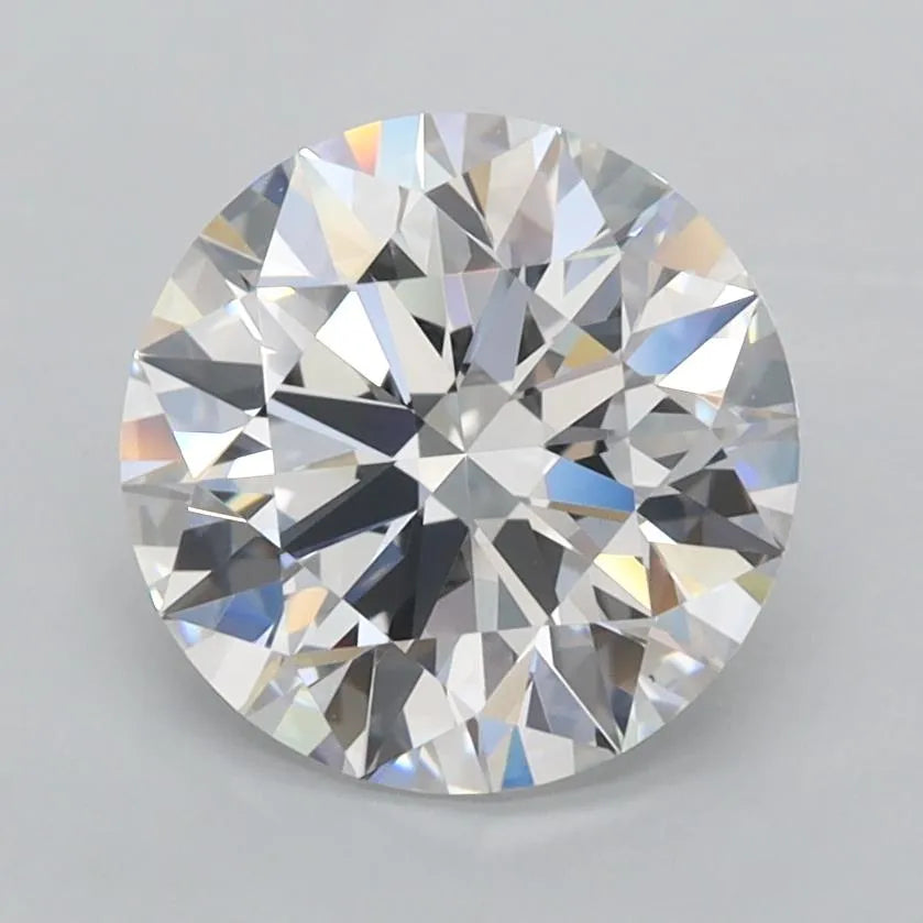 2.49ct Round Lab Grown Diamond (Colour D, Clarity FL, Cut ID, IGI Certified)