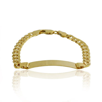 14k Gold Italian Solid Name Bracelet