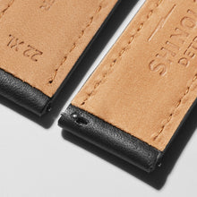 Shinola 22mm Black Leather Strap (Extra Long) 20214886-sdt-004711162