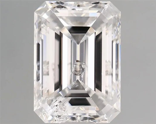 0.90ct Emerald Natural Diamond (Colour E, Clarity I2, GIA Certified)